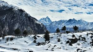 View of auli uttarakhand